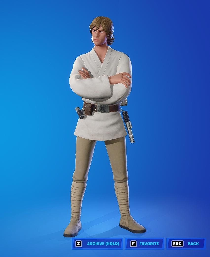 860x1050 Luke Skywalker Fortnite wallpaper, Phone