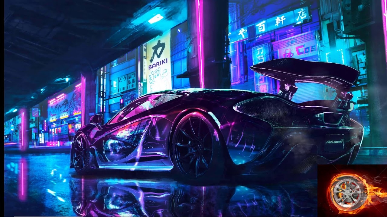 1280x720 wallpaper engine neon car, Desktop