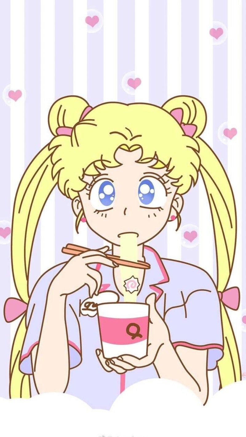 800x1430 Kawaii. Sailor moon wallpaper, Sailor moon character, Sailor moon aesthetic, Phone