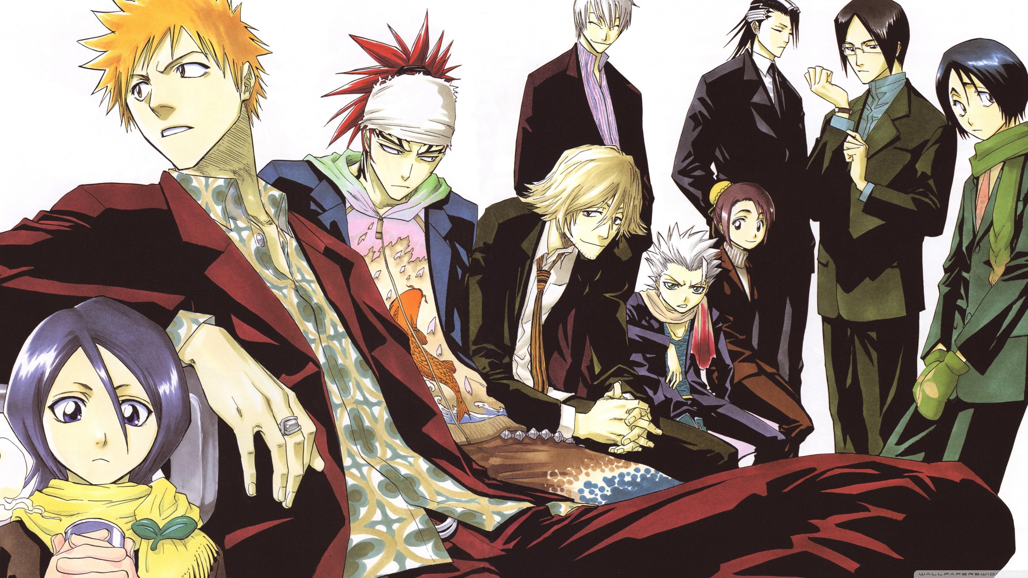 3560x2000 Bleach Characters II Ultra HD Desktop Background Wallpaper for 4K, Desktop