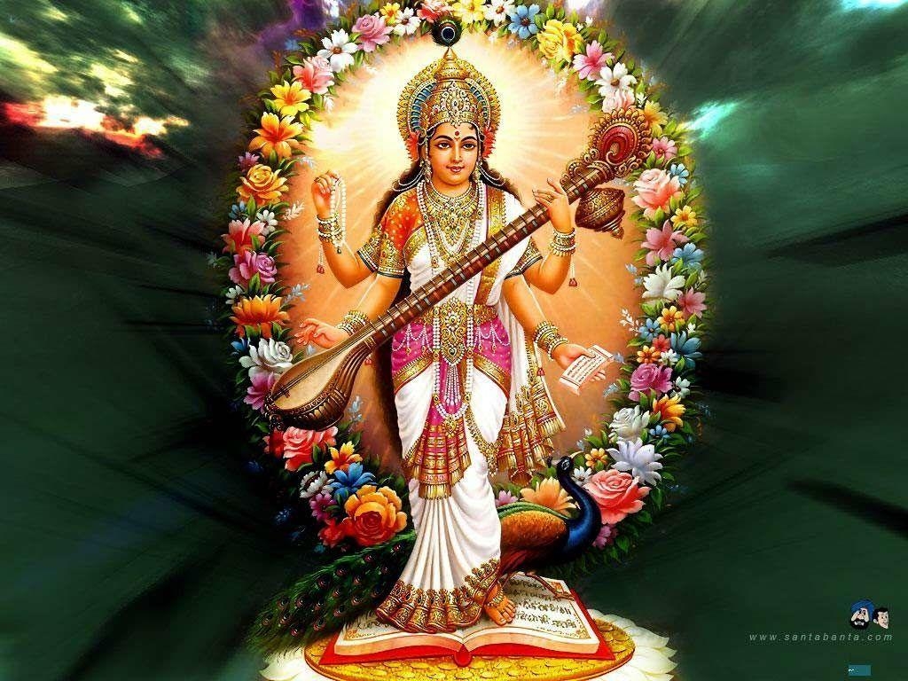 1030x770 Goddess Saraswati Image, Desktop