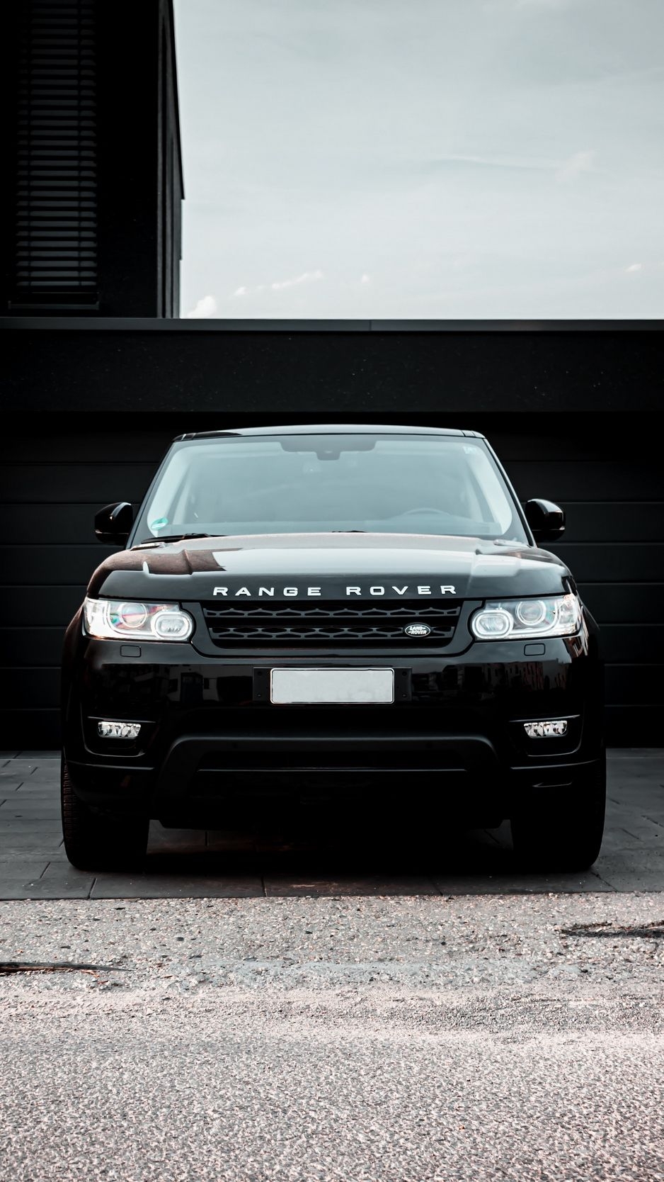 940x1670 Download wallpaper  land rover, range rover, car, black, Phone