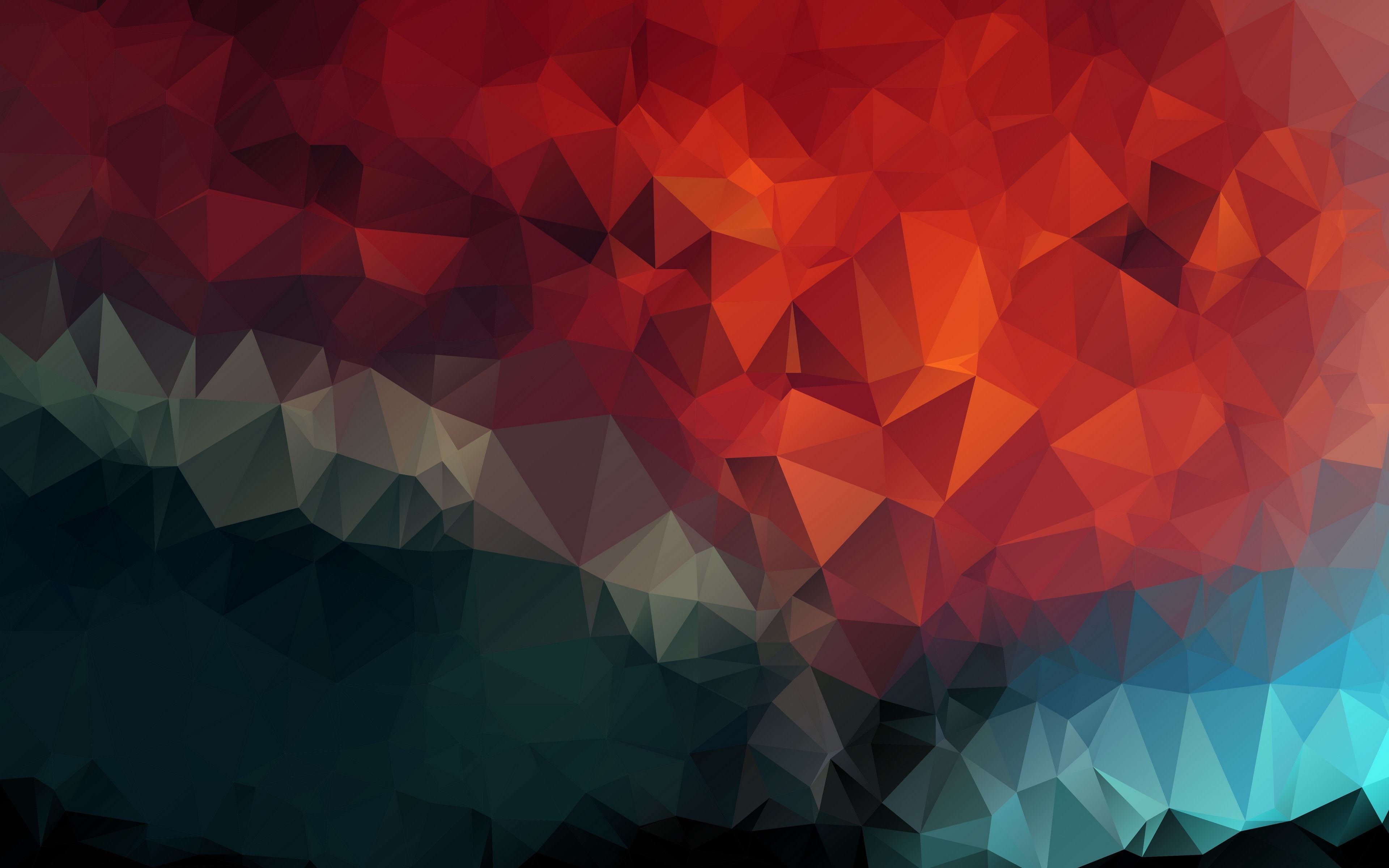 3840x2400 Download wallpaper  triangles, geometric, mosaic 4k ultra, Desktop