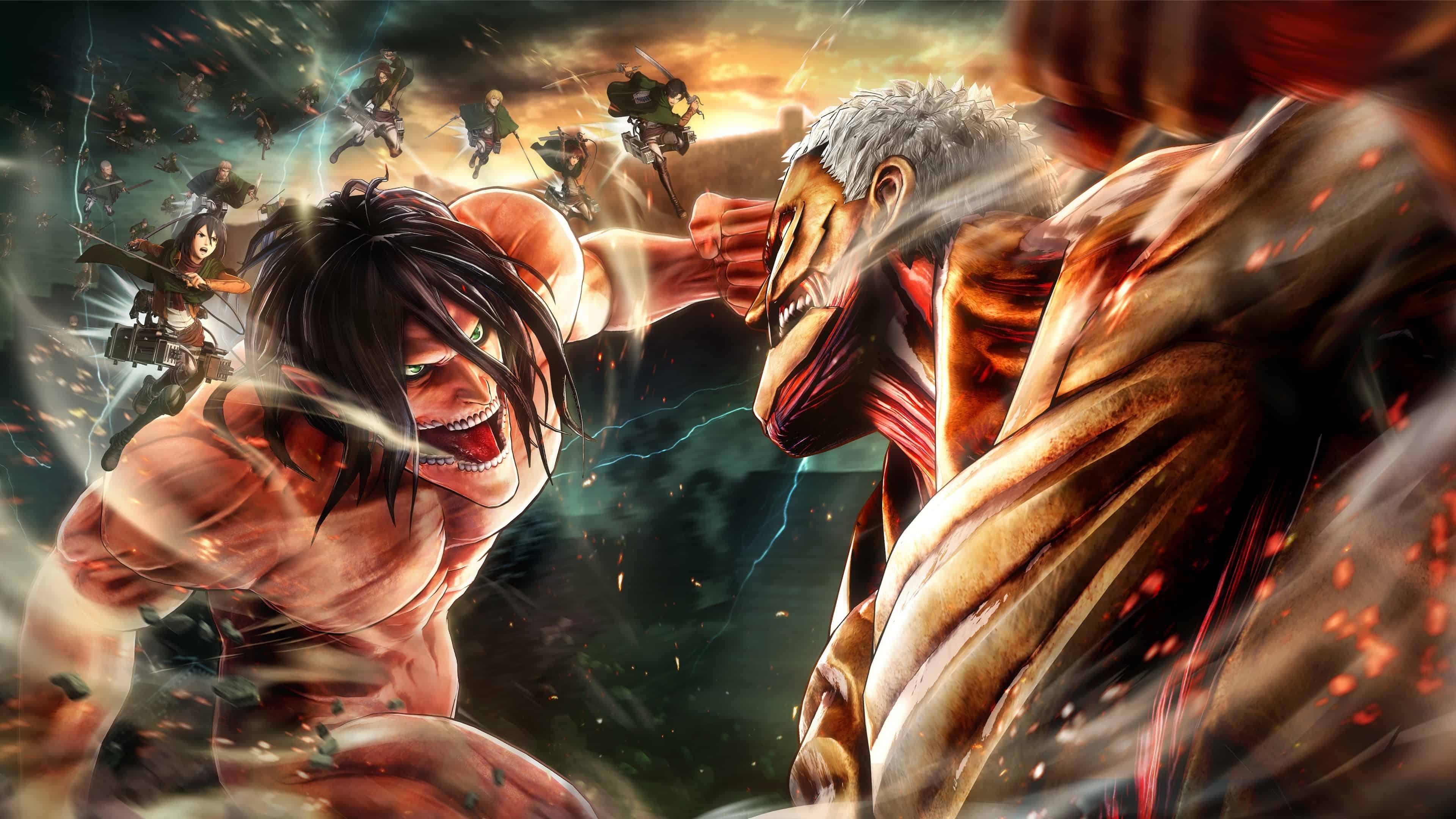 3840x2160 Attack On Titan 2 Cover UHD 4K Wallpaper, Desktop