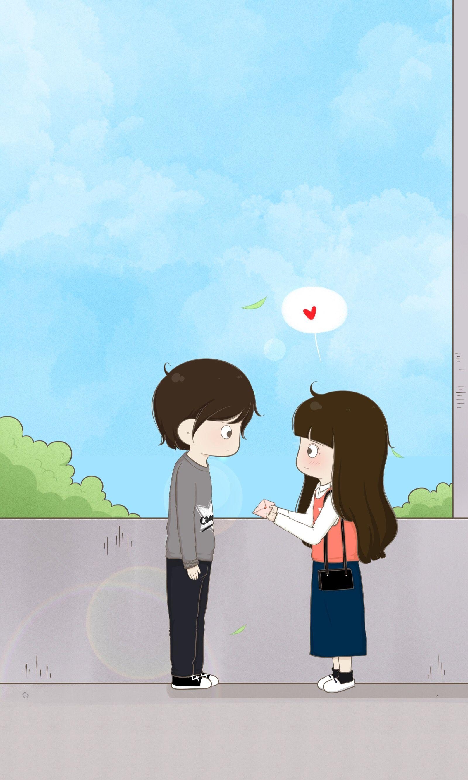 1600x2670 Love cartoon couple, Cute cartoon.in.com, Phone