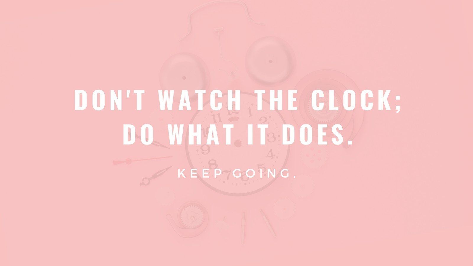 1600x900 Pastel Pink Simple Minimal Clock Cool Desktop Wallpaper, Desktop