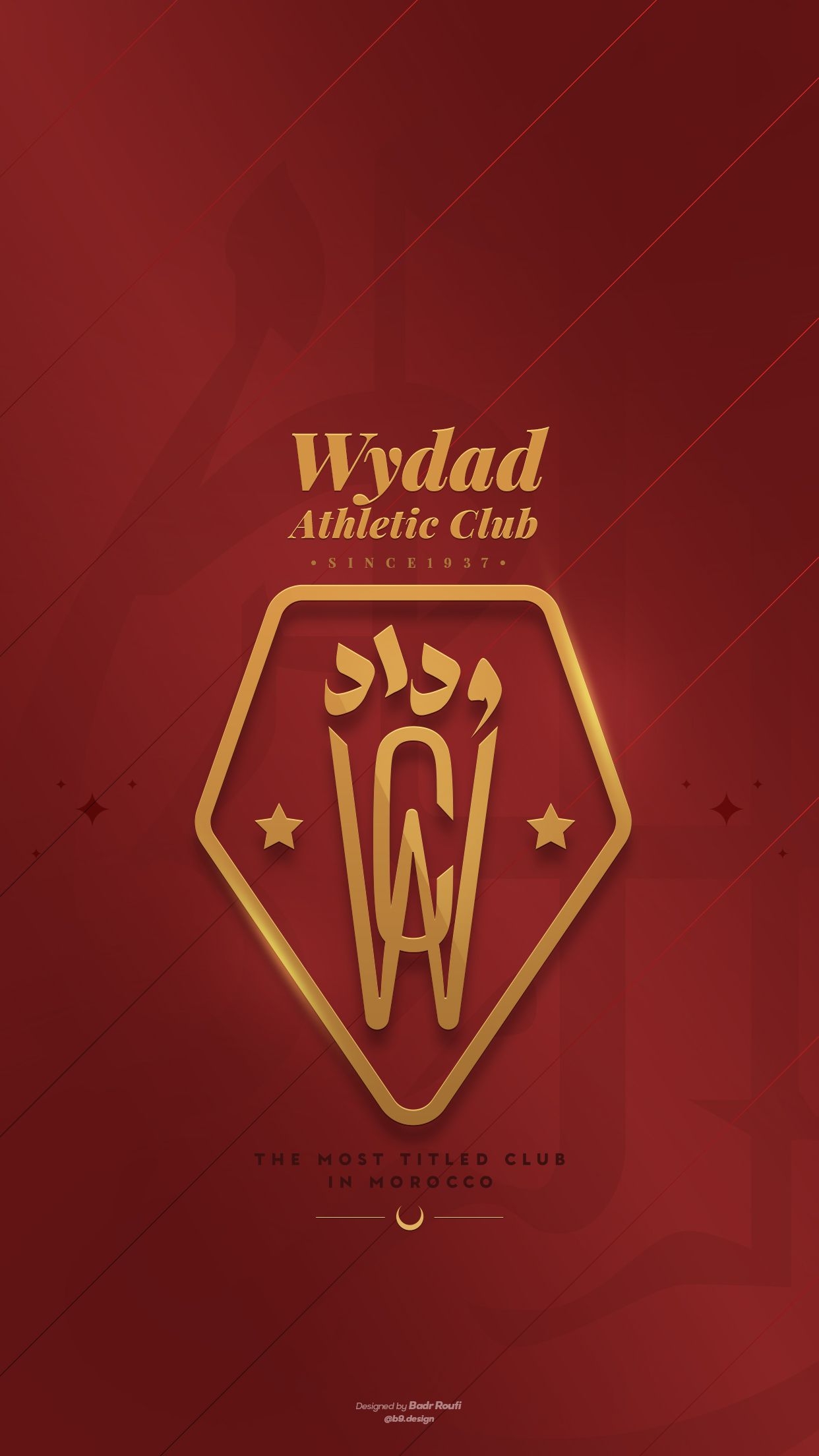 1250x2210 Wydad Athletic Club. Morocco design, Phone