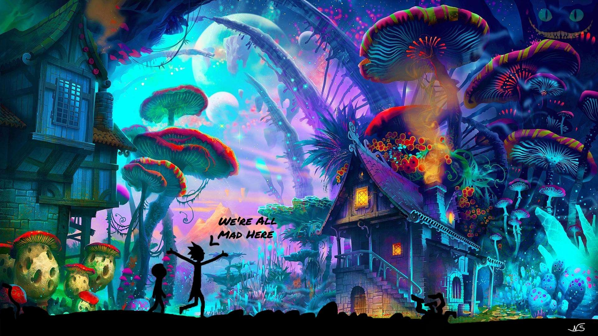 1920x1080 Trippy Rick And Morty Wallpaper  HD, Desktop