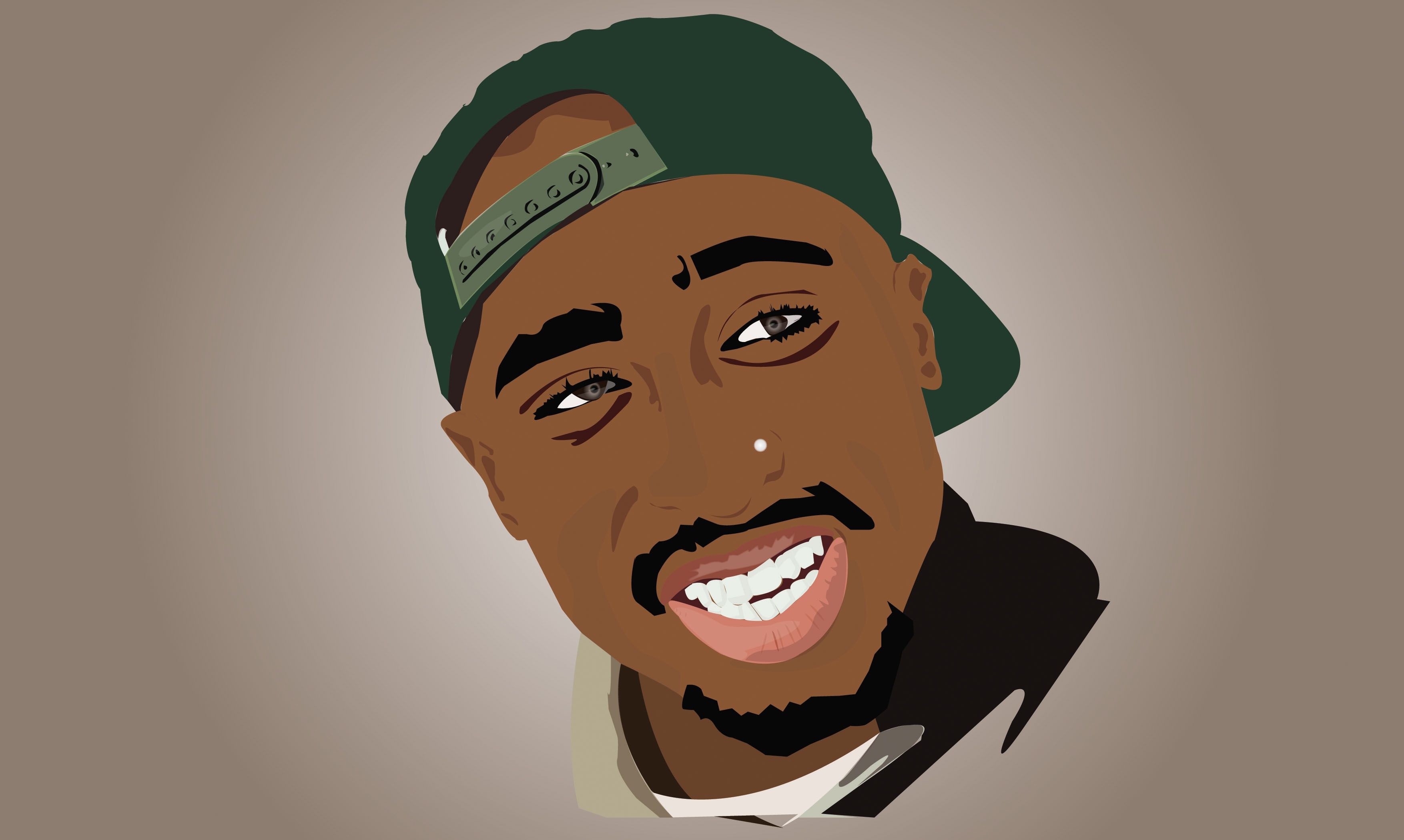 3510x2100 Cartoon Tupac Wallpaper. Hologram Tupac Wallpaper, Tupac Wallpaper and Tupac Graffiti Wallpaper, Desktop