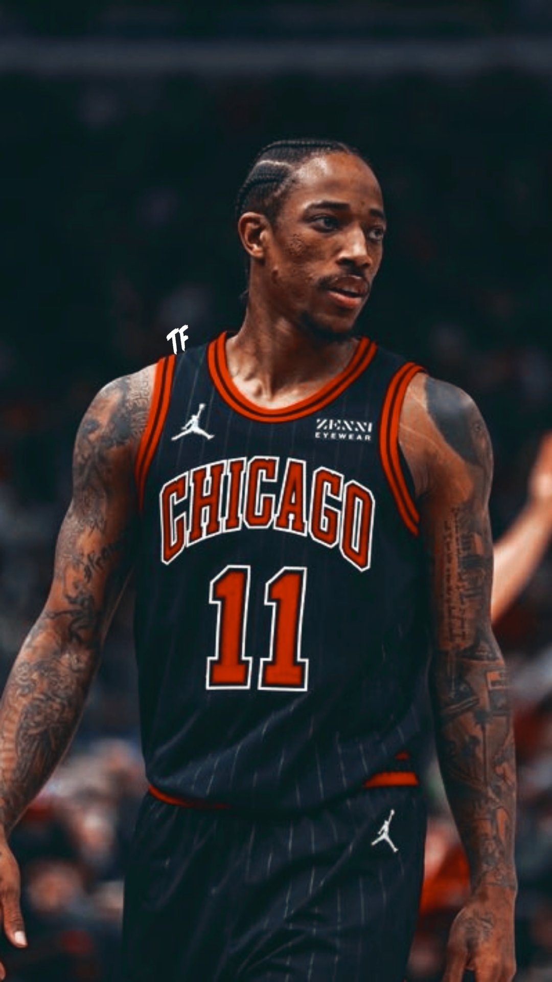 1080x1920 TF Sport Edit (em hiato) DeRozan. Wallpaper Requested by: #DeRozan #NBA75 #BullsNation #Bulls, Phone