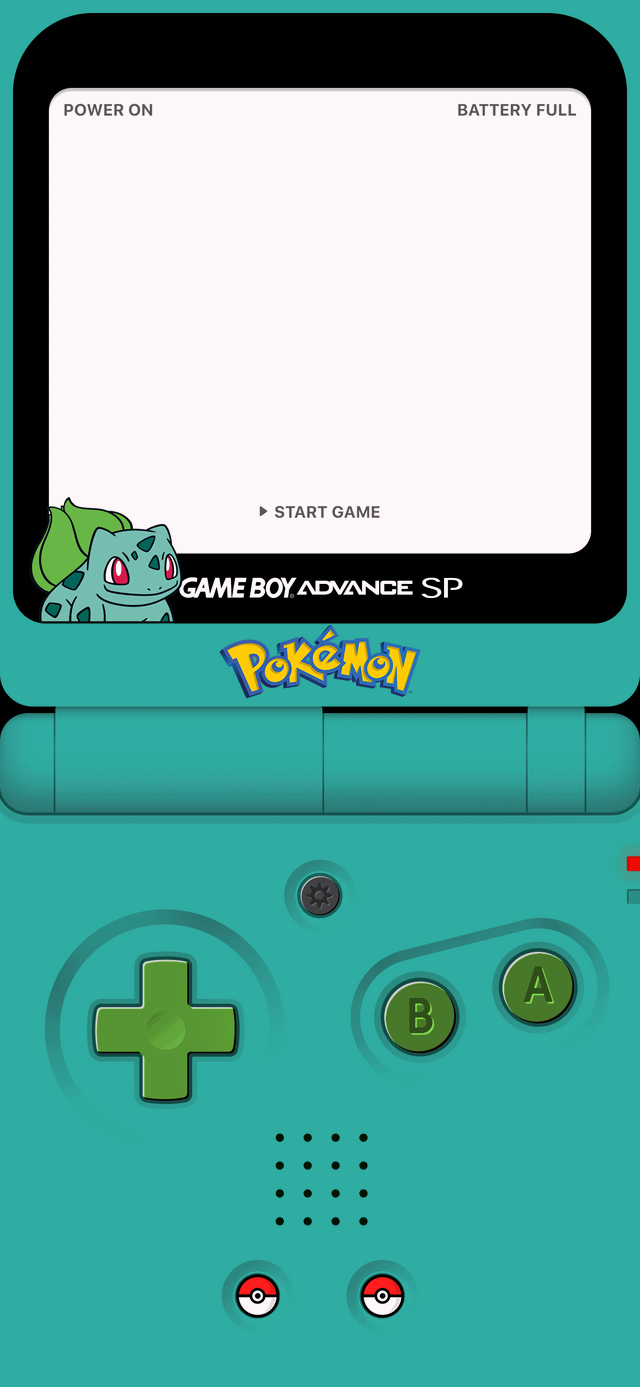 640x1390 GBA SP Pokemon Background, r, Phone