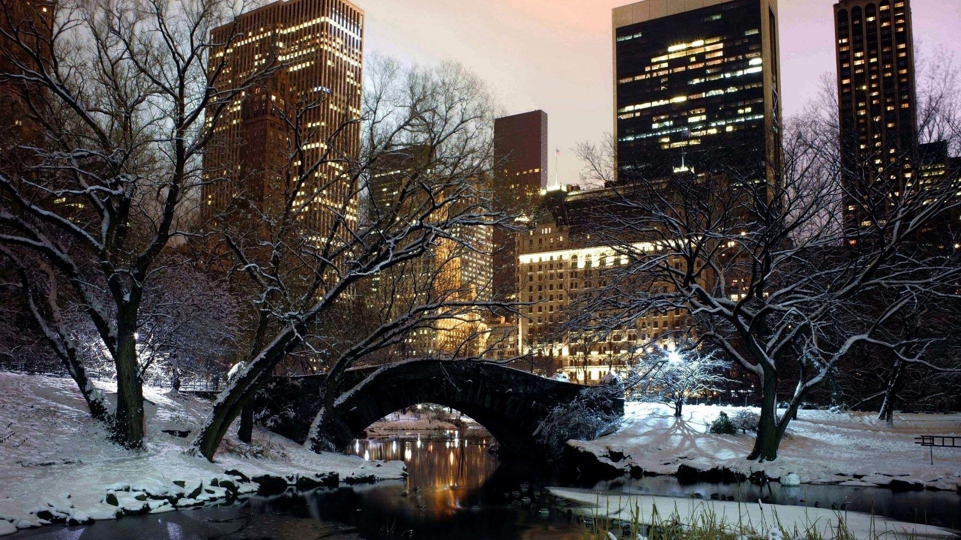 1920x1080 New York Winter Wallpaper Free New York Winter Background, Desktop