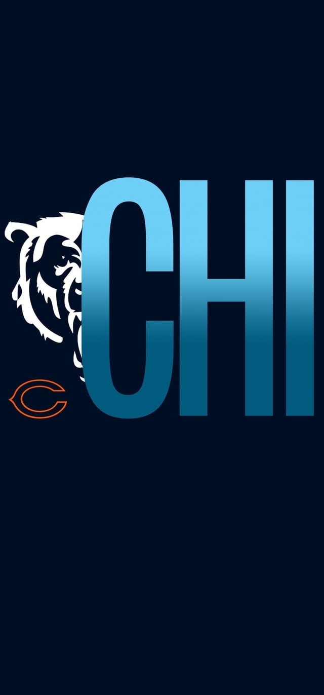 640x1380 CHI Bears Wallpaper, Phone