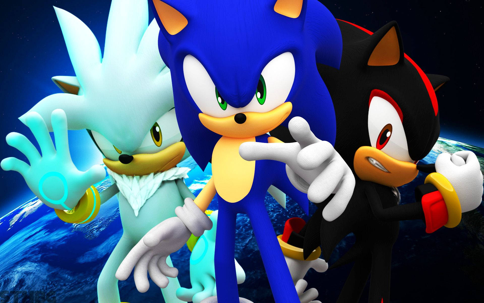 1920x1200 Download Silver Sonic And Shadow The Hedgehog Pfp Wallpaper, Desktop