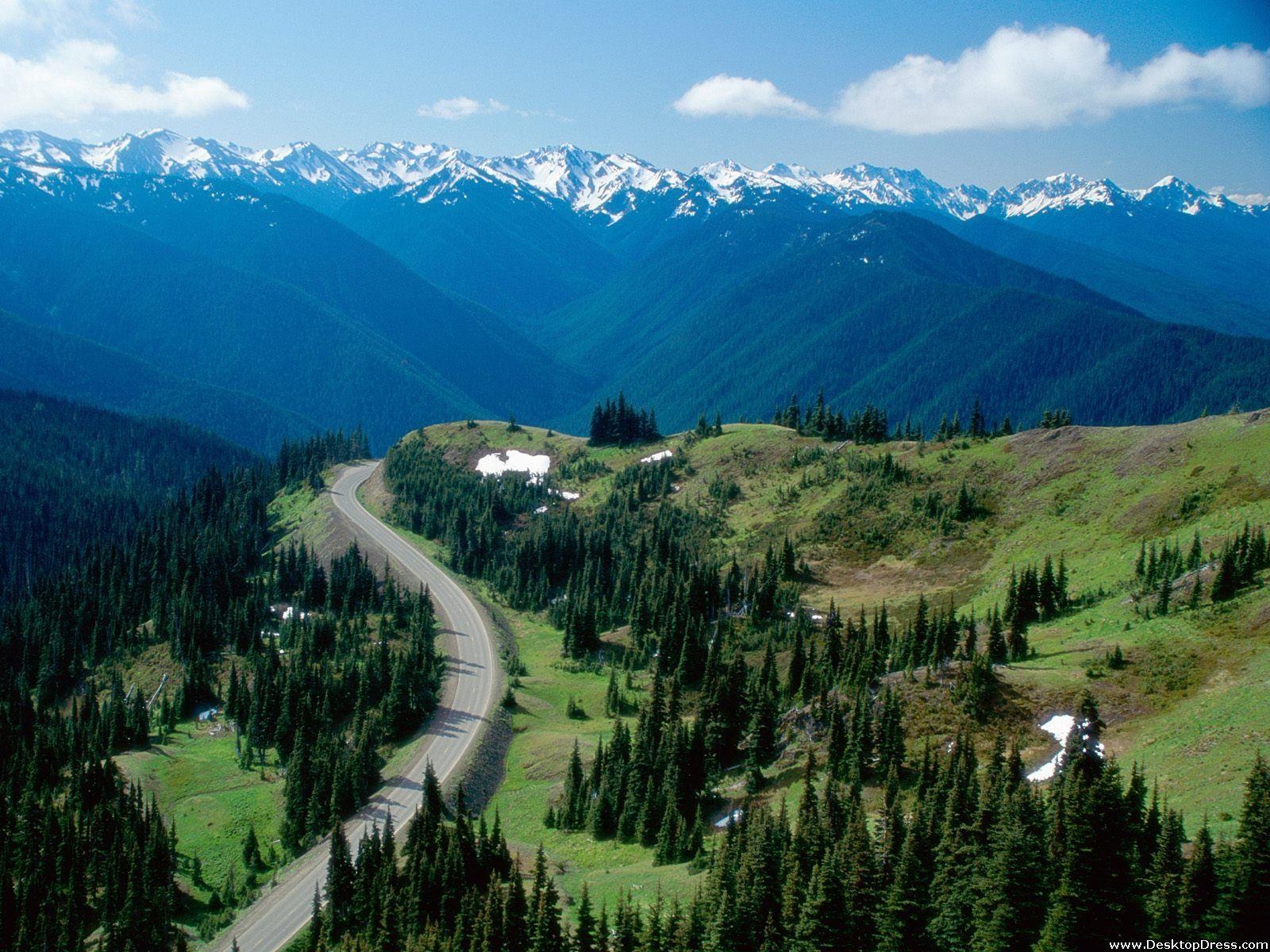 1600x1200 Desktop Wallpaper Natural Background Olympic Range, Olympic, Desktop