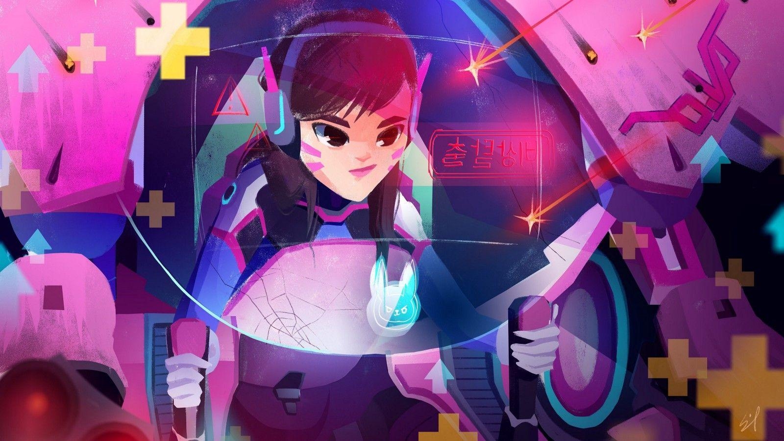 1600x900 Dva Overwatch 4K Wallpaper, Desktop