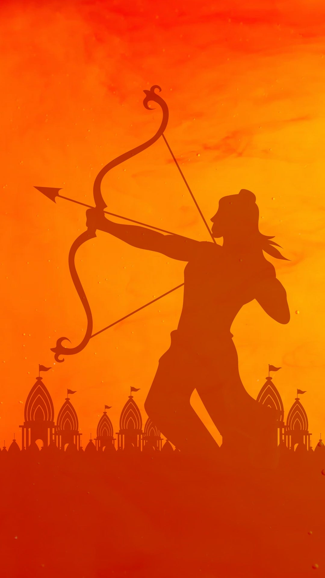 1080x1920 Wallpaper I made using vector from Freepik and background from. Jai Shri Ram, Phone