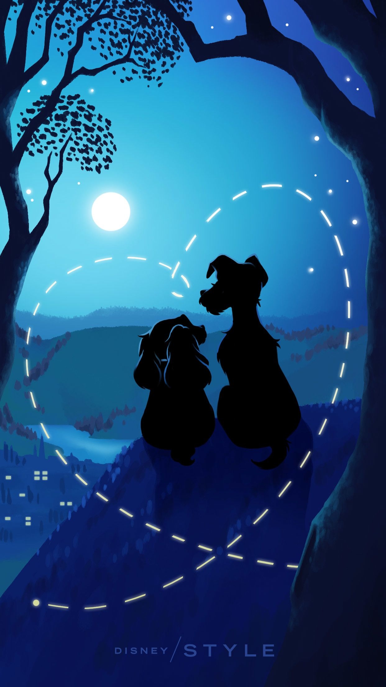 1250x2210 Disney Cute Love Wallpaper, Phone