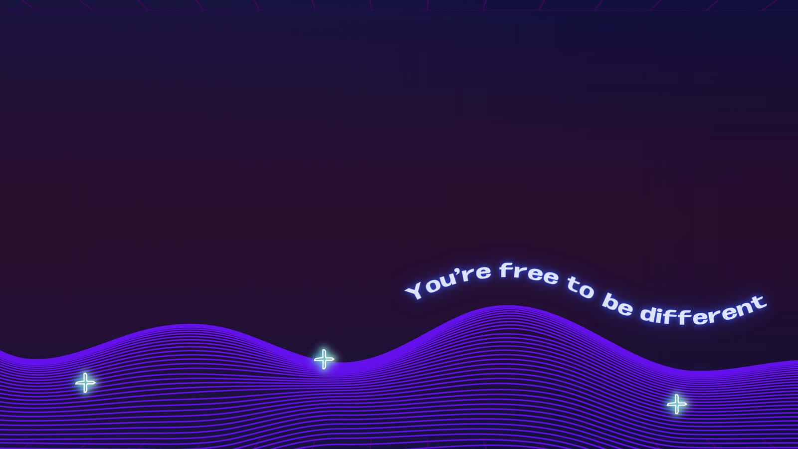 1600x900 Download Blue Waves Cyber Y2K Aesthetic, Desktop