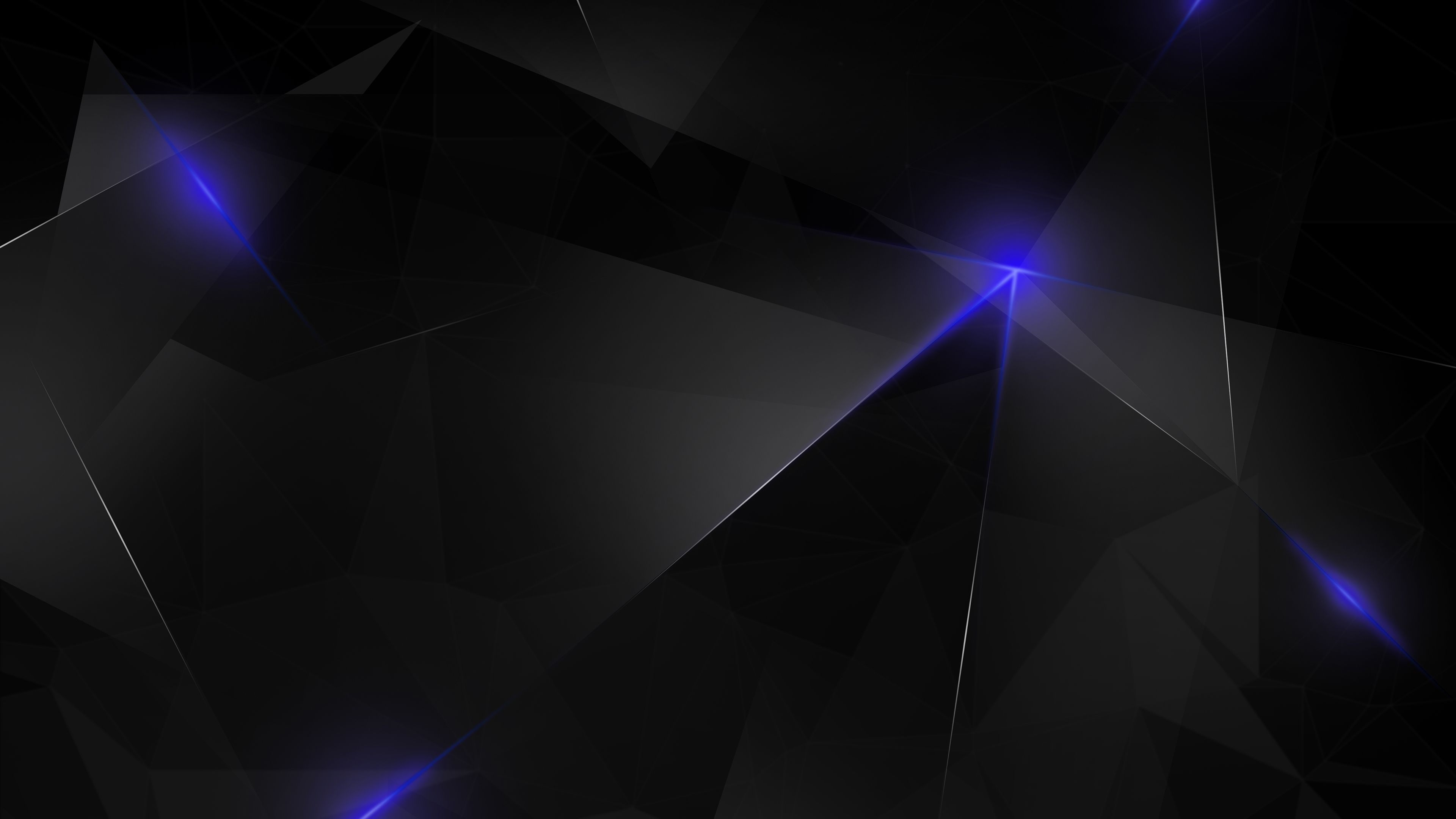 3840x2160 Dark Blue Polygon 4K Wallpaper x 2160 px, Desktop