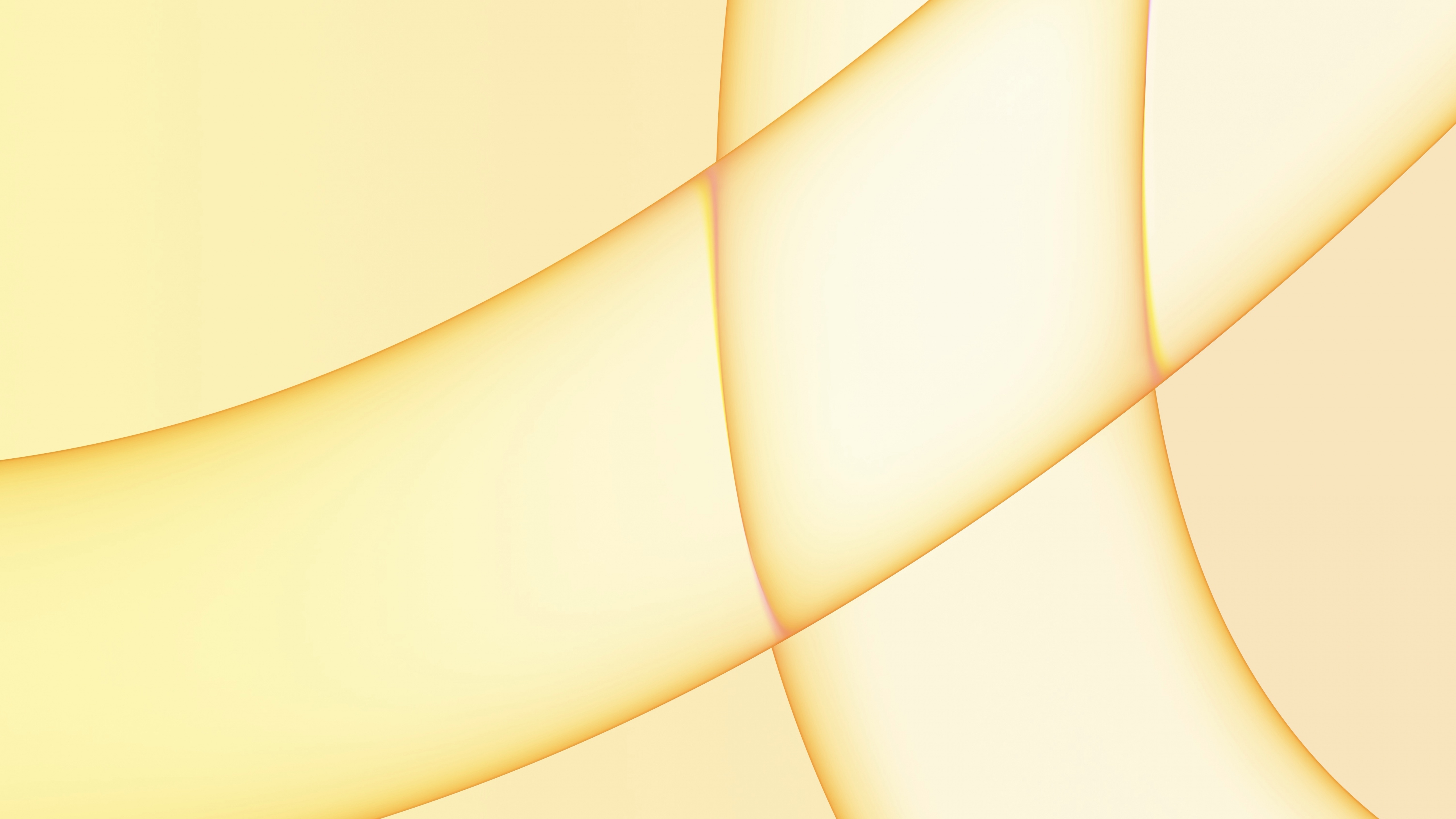 5120x2880 iMac 2021 Wallpaper 4K, Apple Event Stock, Yellow background, 5K, Abstract, Desktop