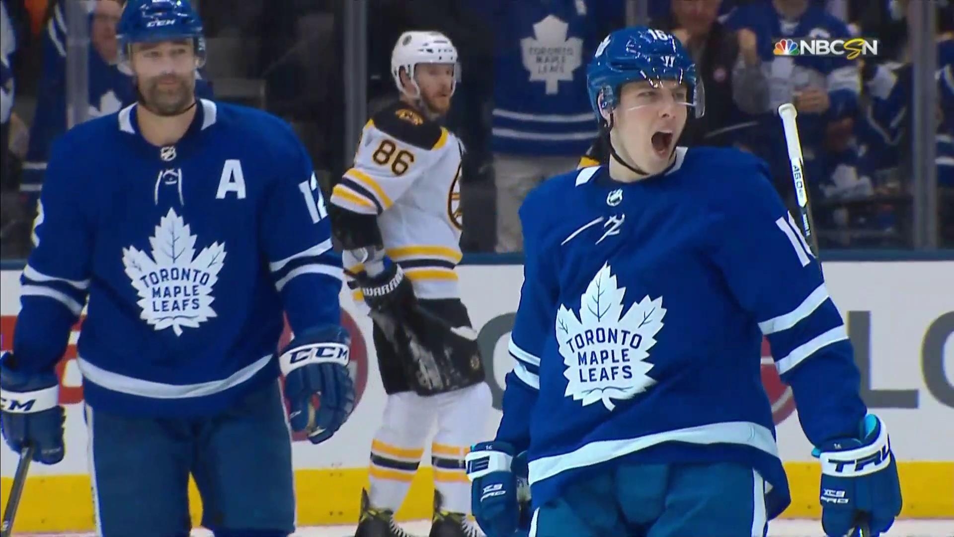 1920x1080 Maple Leafs' Mitch Marner capitalizes on blown play, Desktop