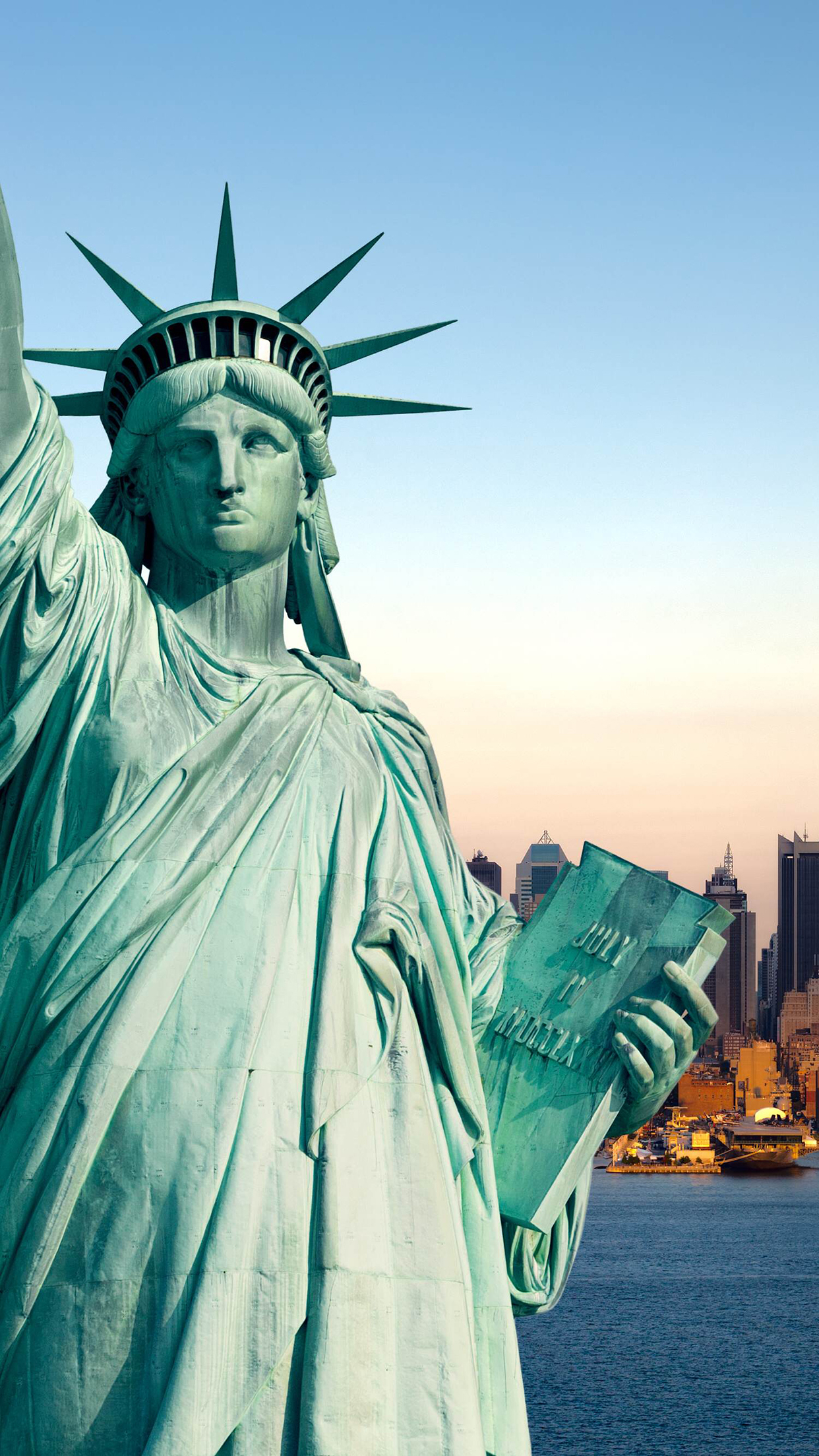 1250x2210 Monuments Liberty Statue Wallpaper for iPhone Pro Max, X, 6, Phone