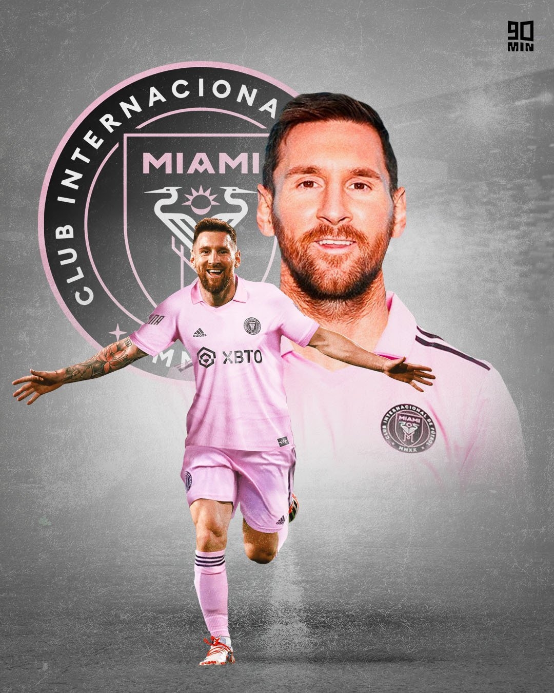 1080x1350 Messi Inter Miami wallpaper, Phone