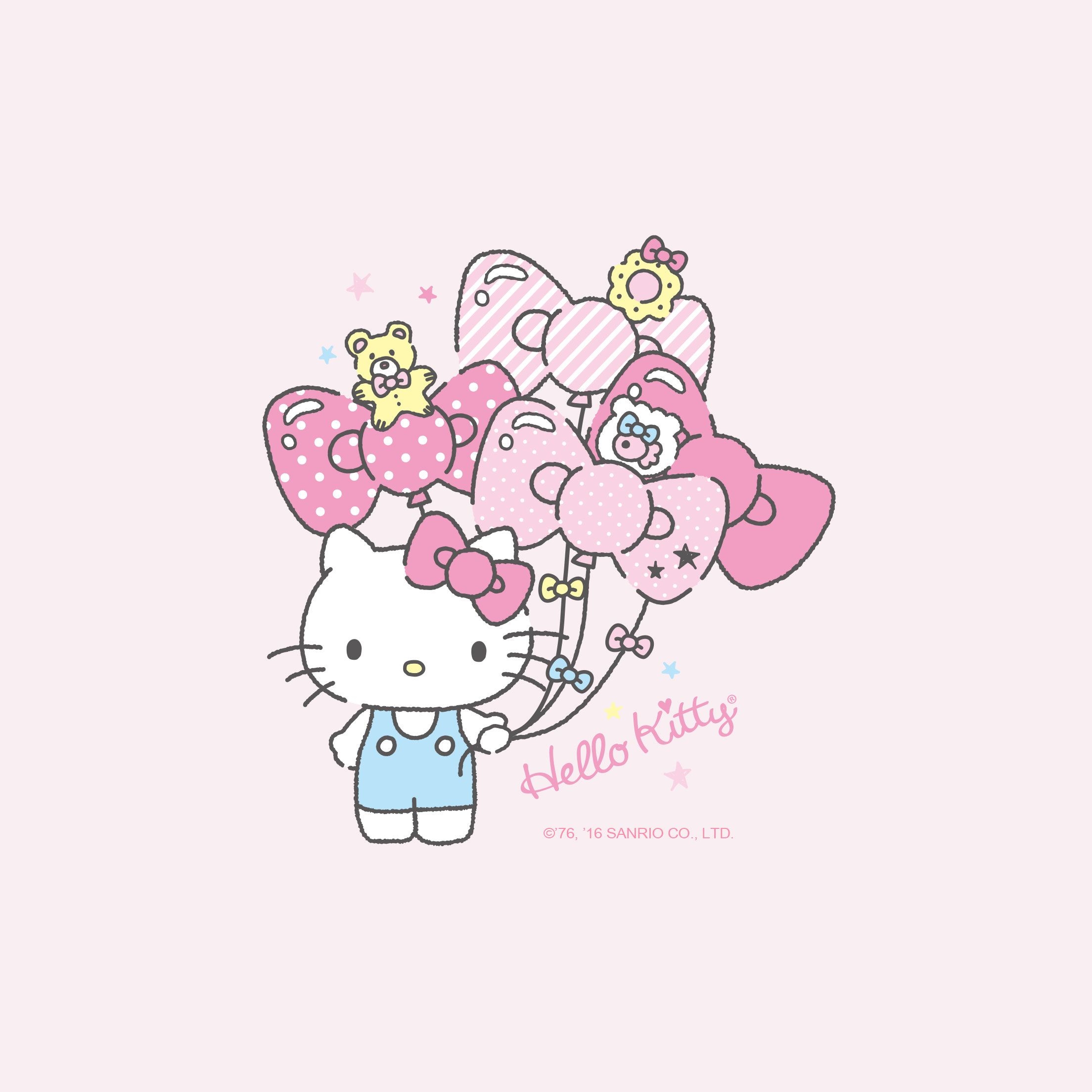 2210x2210 Kawaii Hello Kitty Wallpaper Free Kawaii Hello Kitty Background, Phone