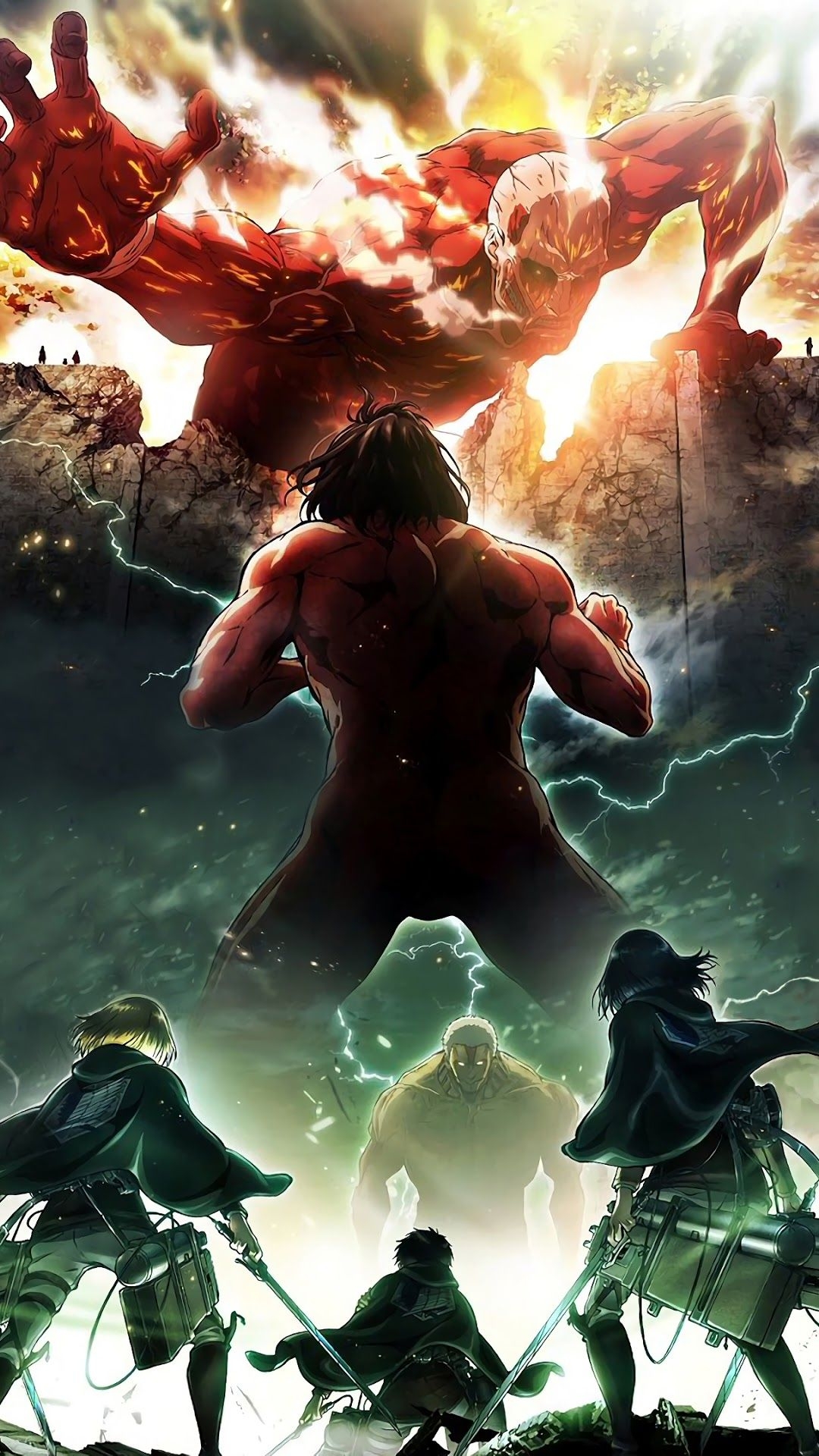 1080x1920 Free download iPhone Ultra HD Attack On Titan Wallpaper Phone doraemon in 2021 [1000x1777] for your Desktop, Mobile & Tablet. Explore Attack On Titan Season 2 Wallpaper, Phone