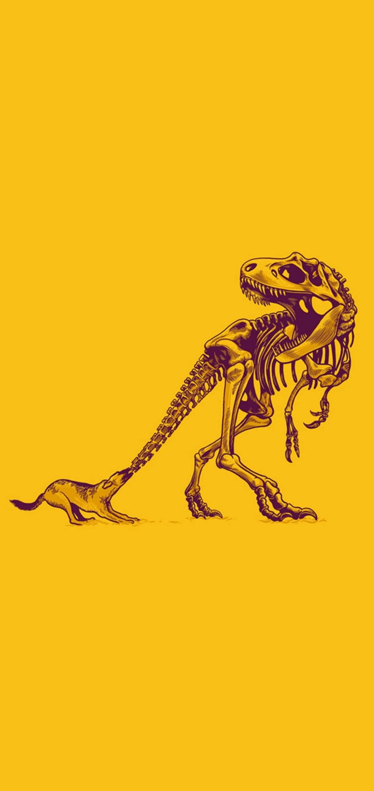 1220x2560 Dino Wallpaper, Phone