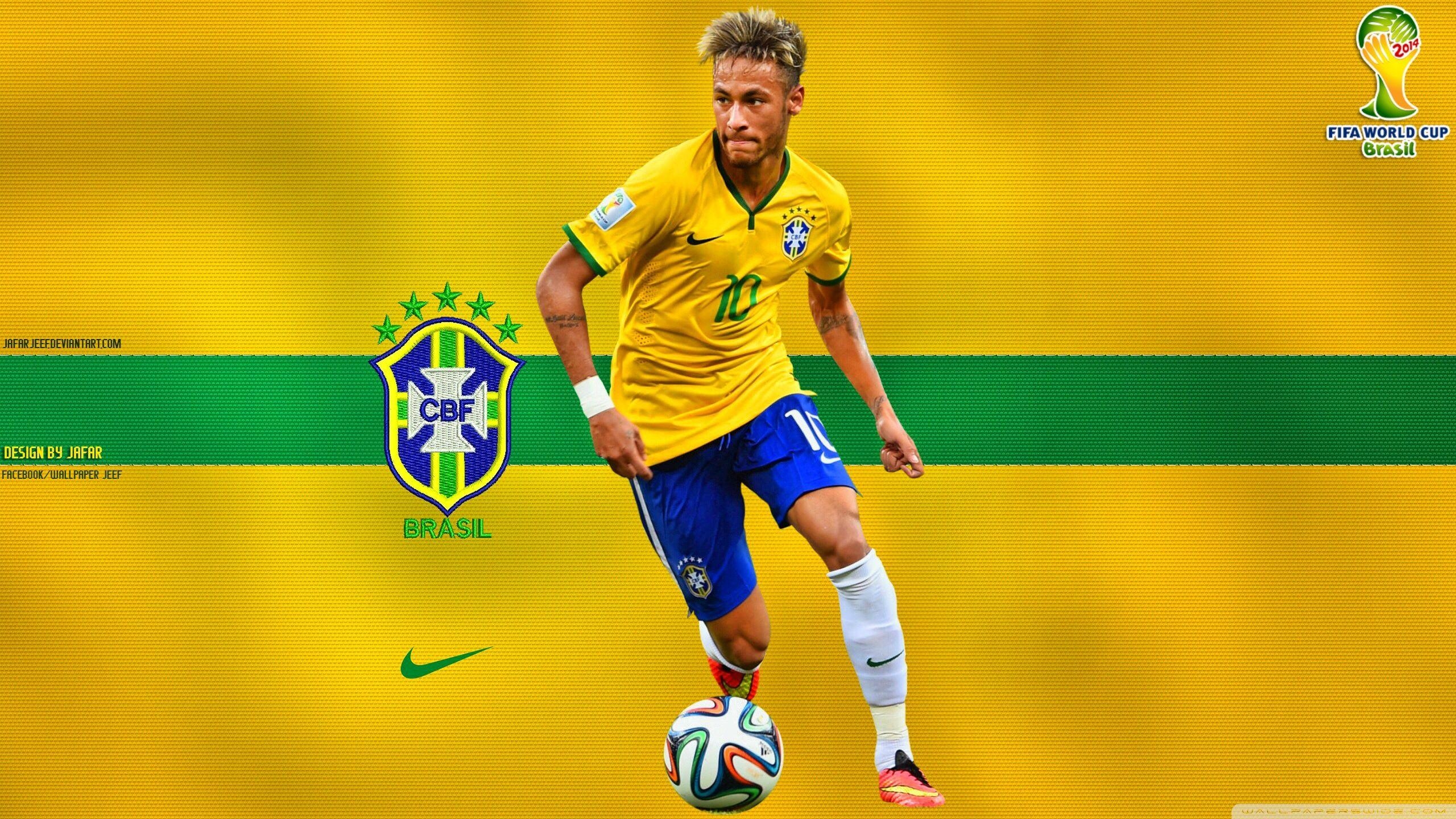 2560x1440 NEYMAR BRAZIL WORLD CUP 2014 ❤ 4K HD Desktop Wallpaper for 4K Ultra, Desktop