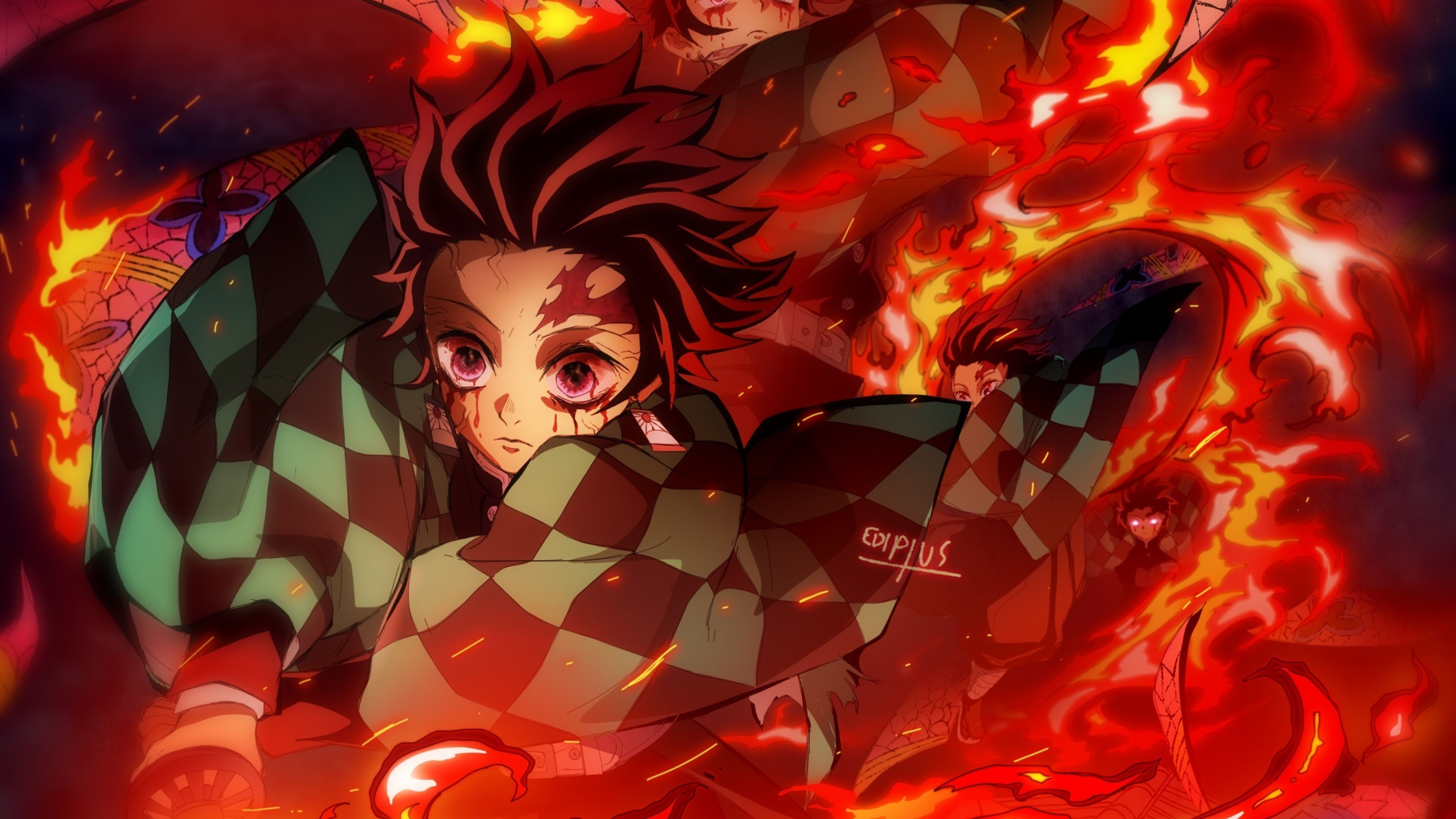 3840x2160 Tanjirou Kimetsu no Yaiba 4K Wallpaper, HD Anime 4K Wallpaper, Image, Photo and Background, Desktop