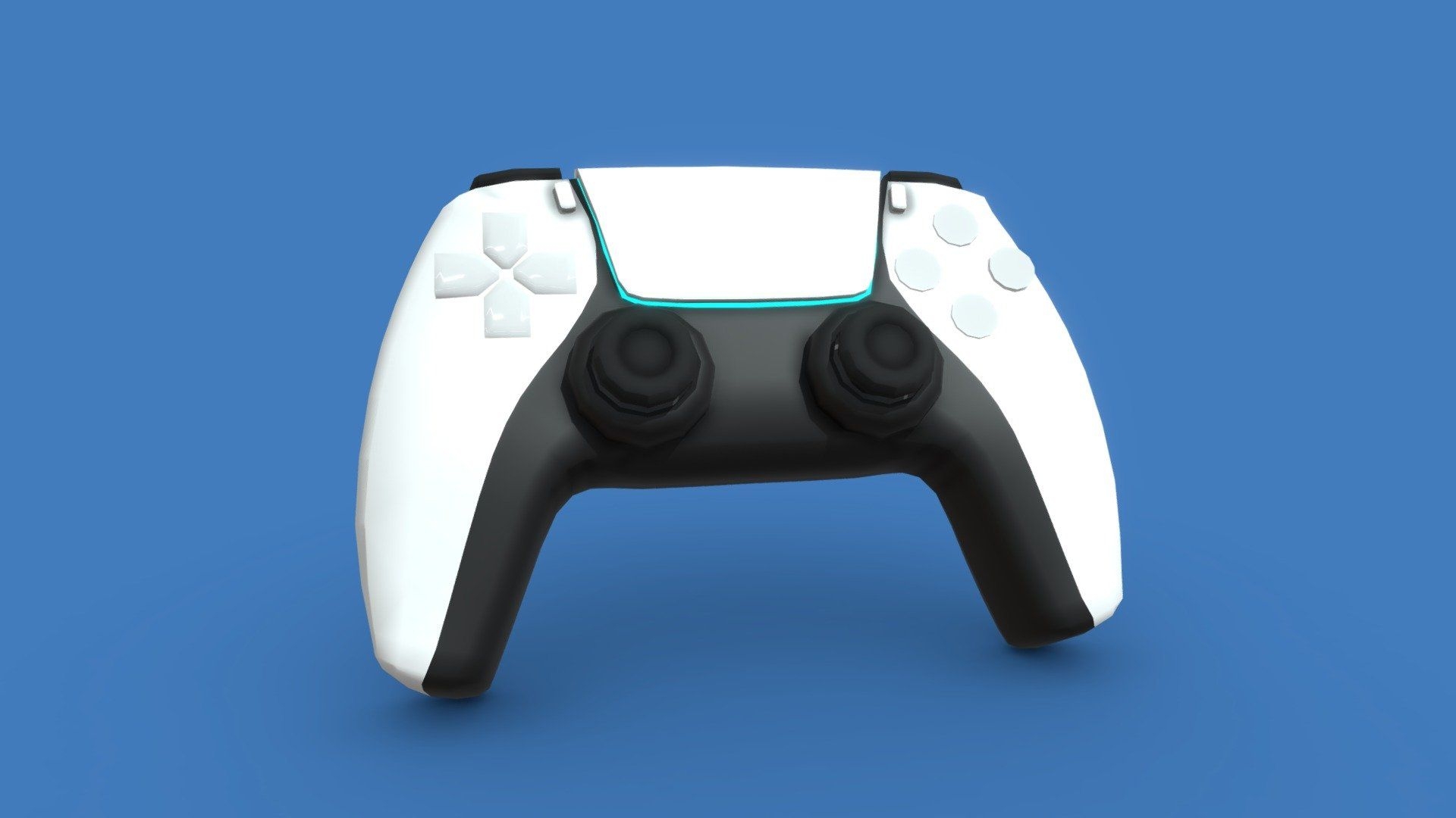 1920x1080 ps5 controller Free 3D model by Freddy Drabble [f75caea], Desktop