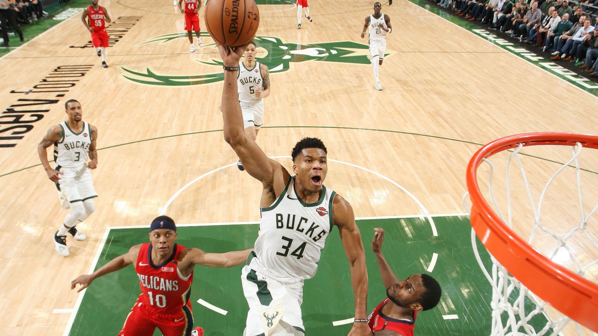 1920x1080 Giannis Antetokounmpo Is Dunking On Teams Like A Modern Day Shaquille O'Neal. NBA.com Canada. The Official Site Of, Desktop