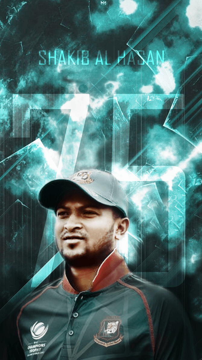 670x1200 Shakib Al Hasan by MAHMUDGFX. Lock screen wallpaper, Screen, Phone