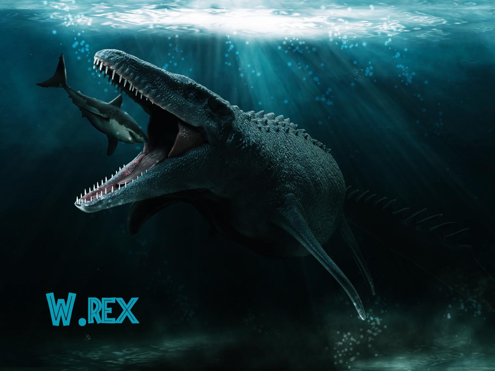 1600x1200 Mosasaurus jurassic world by W.rex Van, Desktop