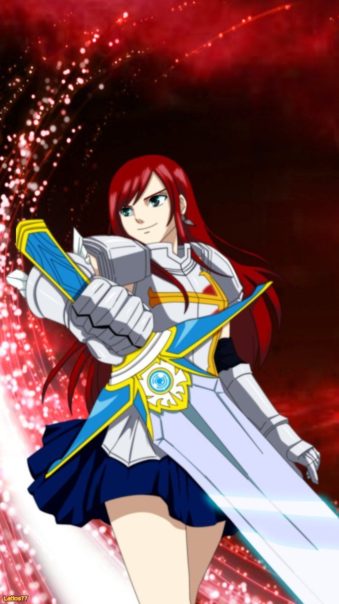 670x1200 Free download Fairy Tail Erza iPhone Wallpaper, Phone