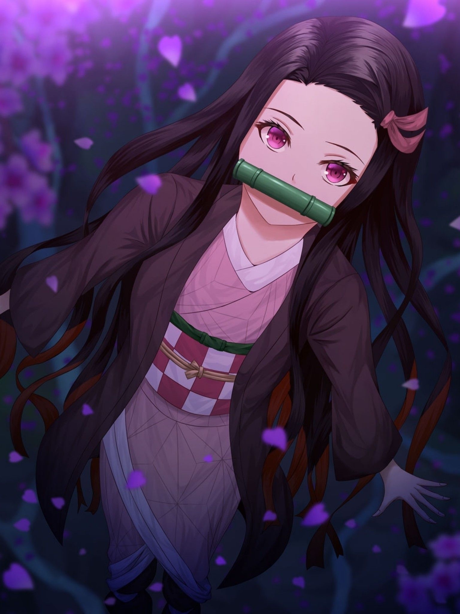 1540x2050 Kamado Nezuko Kimetsu No Yaiba Wallpaper Wallpaper HD, Phone