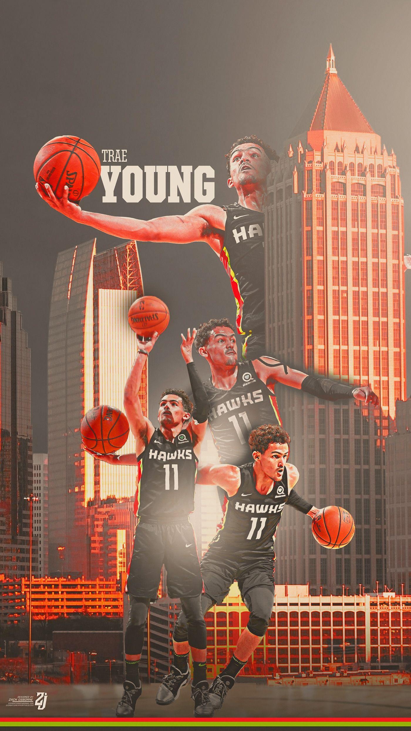 1400x2490 Trae Young Wallpaper, Phone