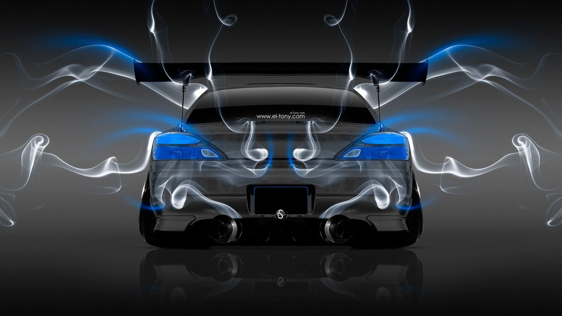 1920x1080 Nissan Silvia S15 JDM Back Smoke Car 2014, Desktop