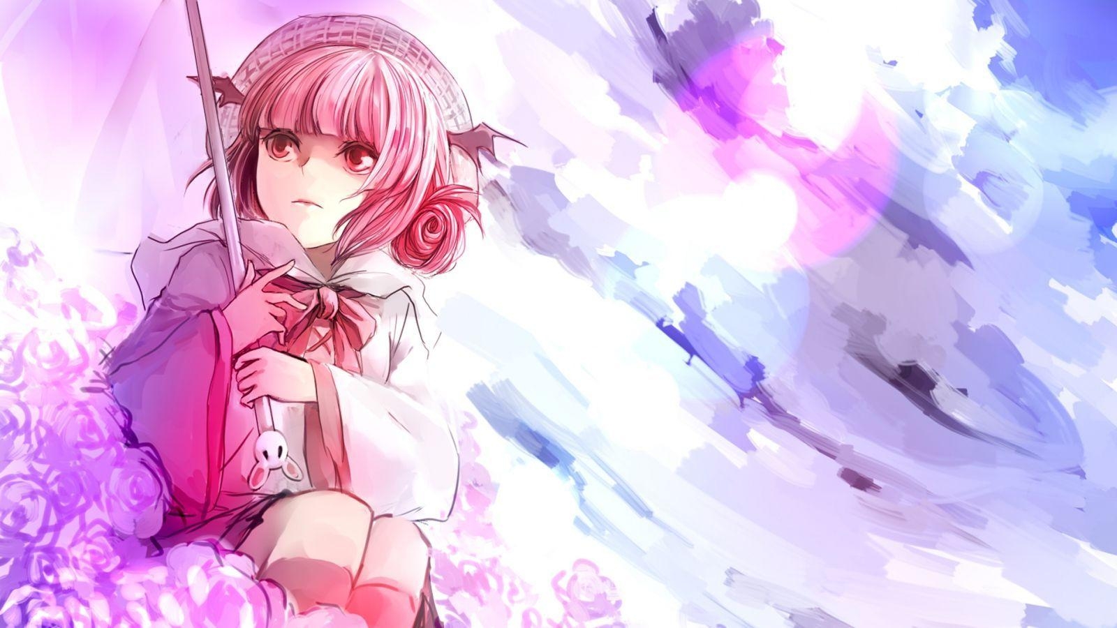 1600x900 Pink Anime Wallpaper Free Pink Anime Background, Desktop