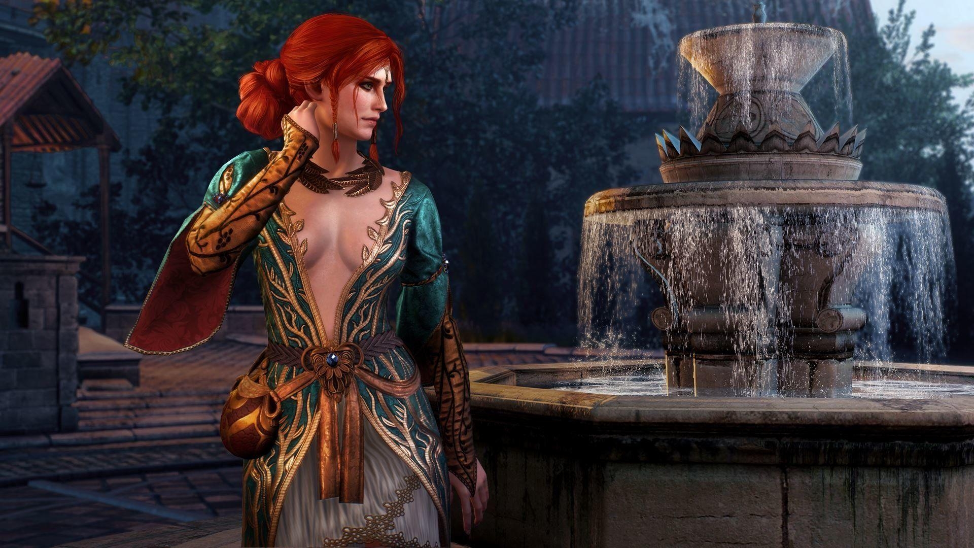 1920x1080 Triss Merigold HD Wallpaper Background Wallpaper. Witcher 3, Desktop