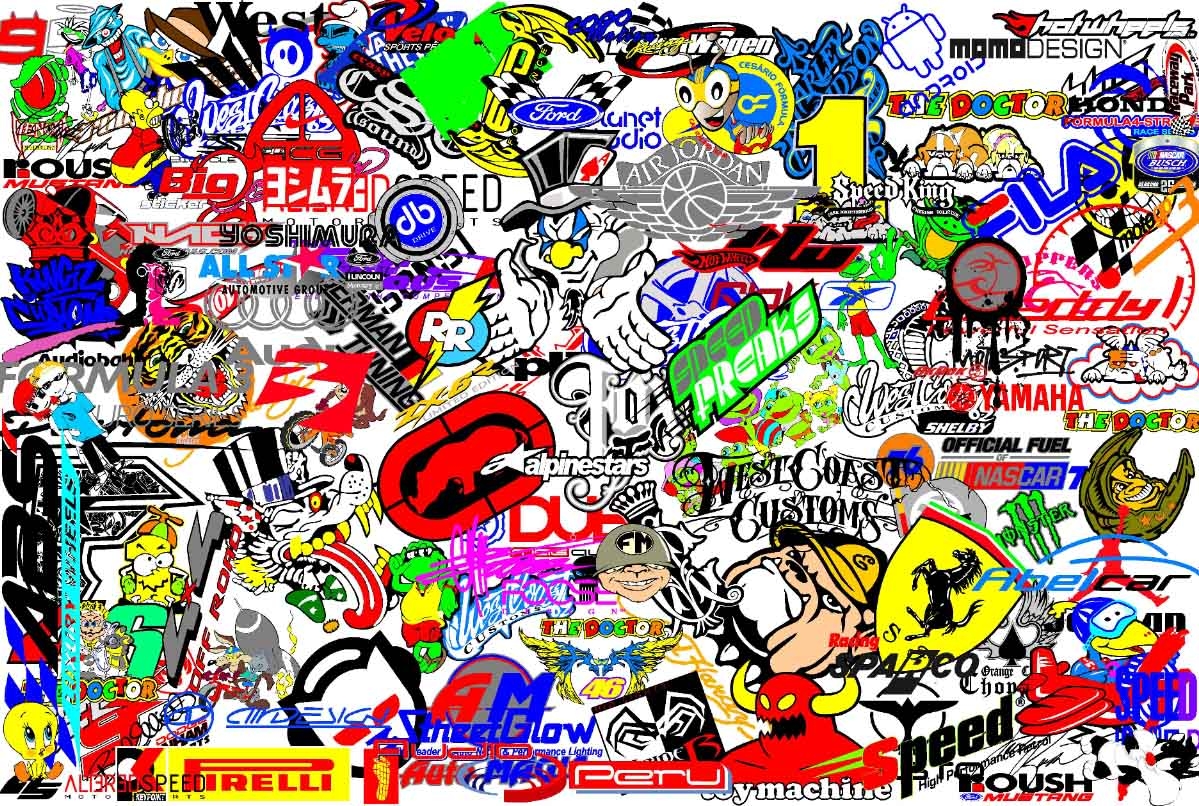 1200x810 Sticker Bomb Wallpaper HD, Desktop