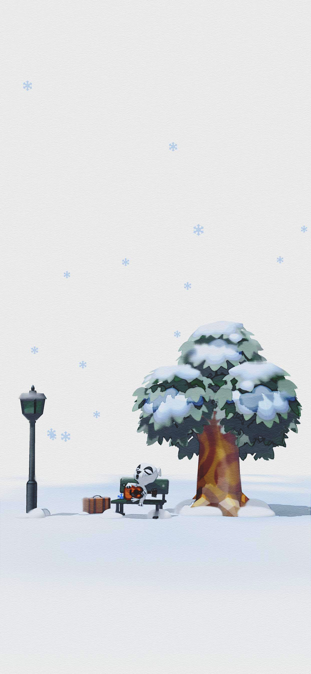 1250x2690 I Made a Wintry K.K. Slider Phone wallpaper, hope you enjoy it!, Phone