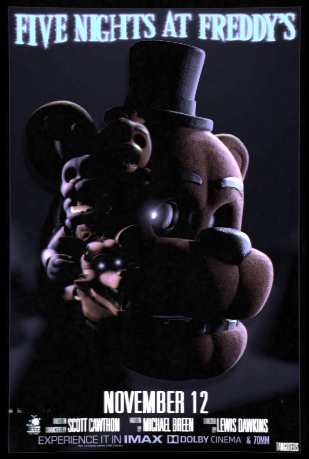 1050x1560 RETRO MOVIE POSTER Nights at Freddy's, Phone