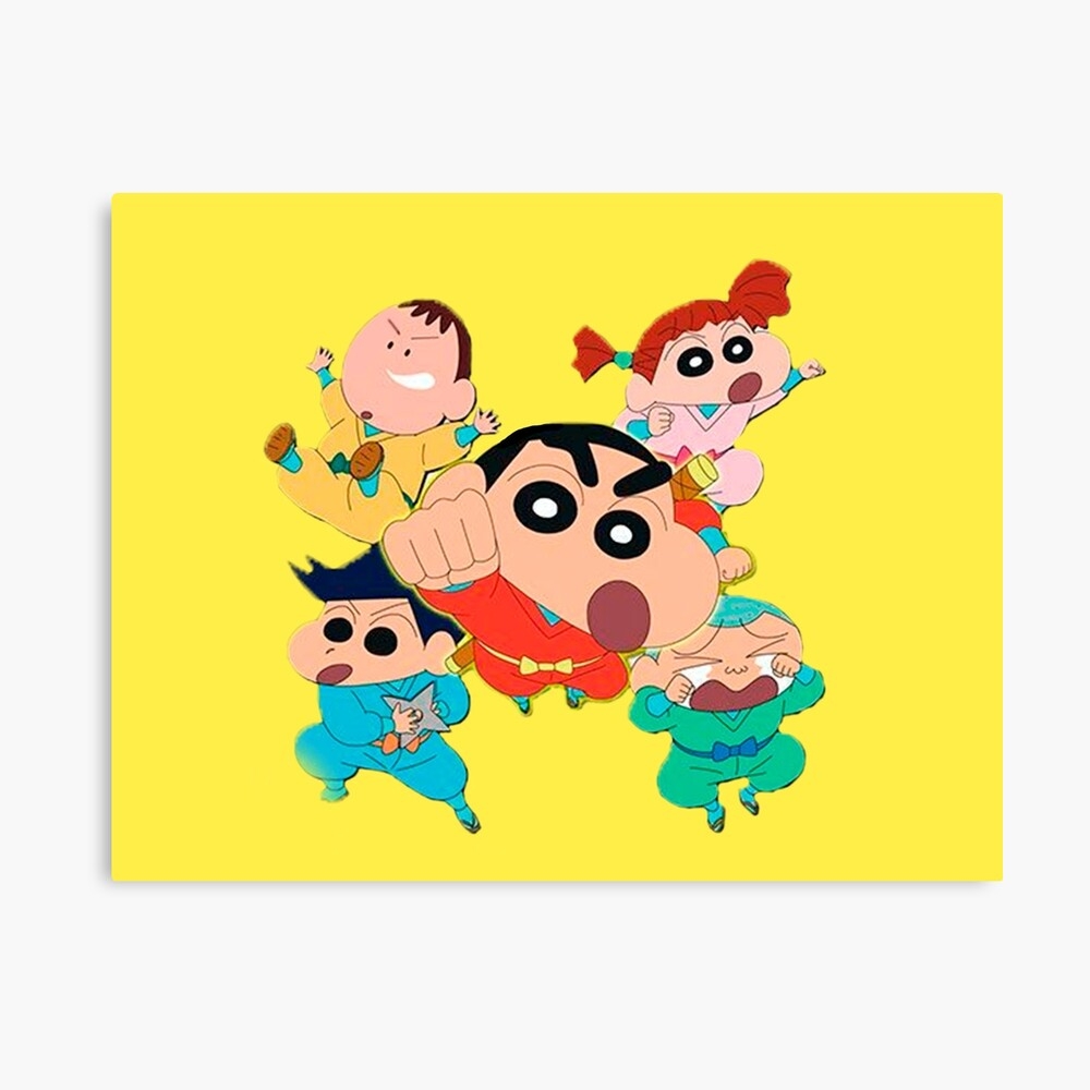 1000x1000 Shin Chan And Friends Nohara Poster, Phone