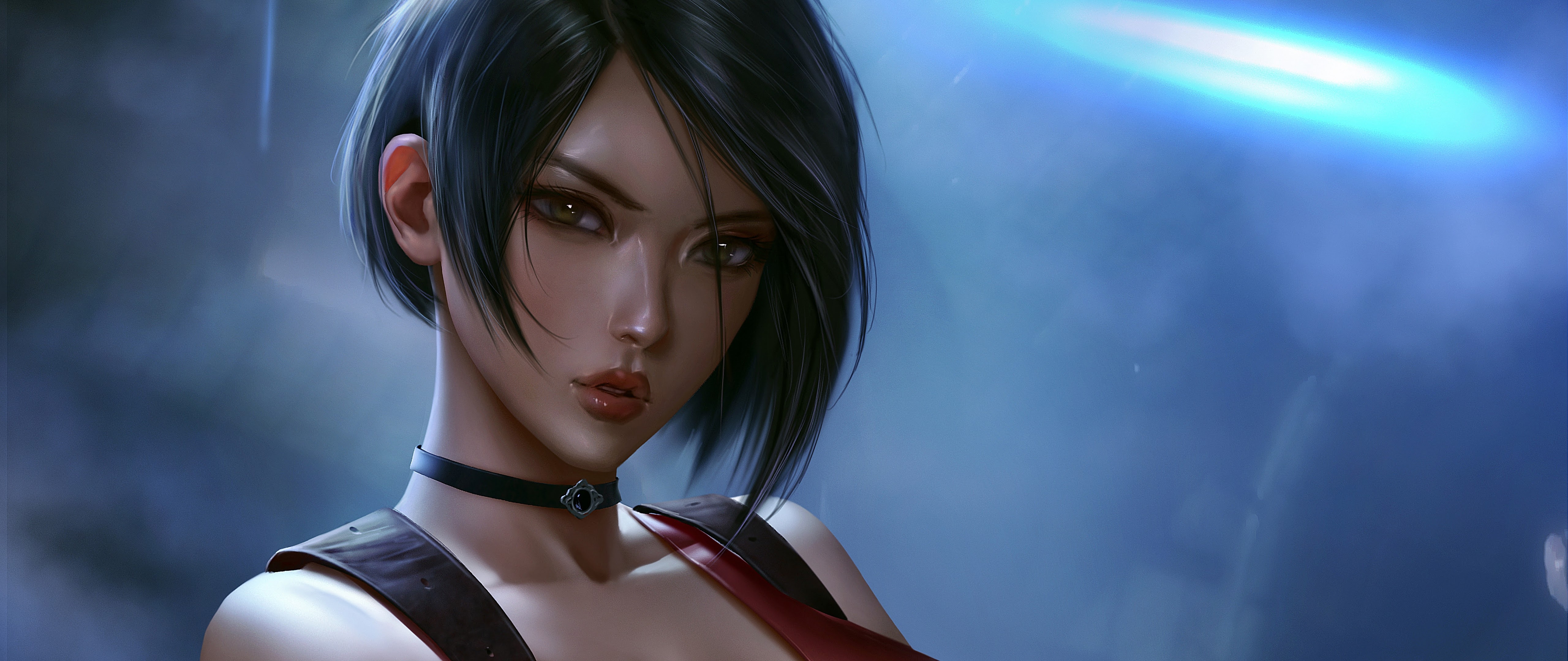 5120x2160 Ada Wong Resident Evil 2 4K Wallpaper, Dual Screen