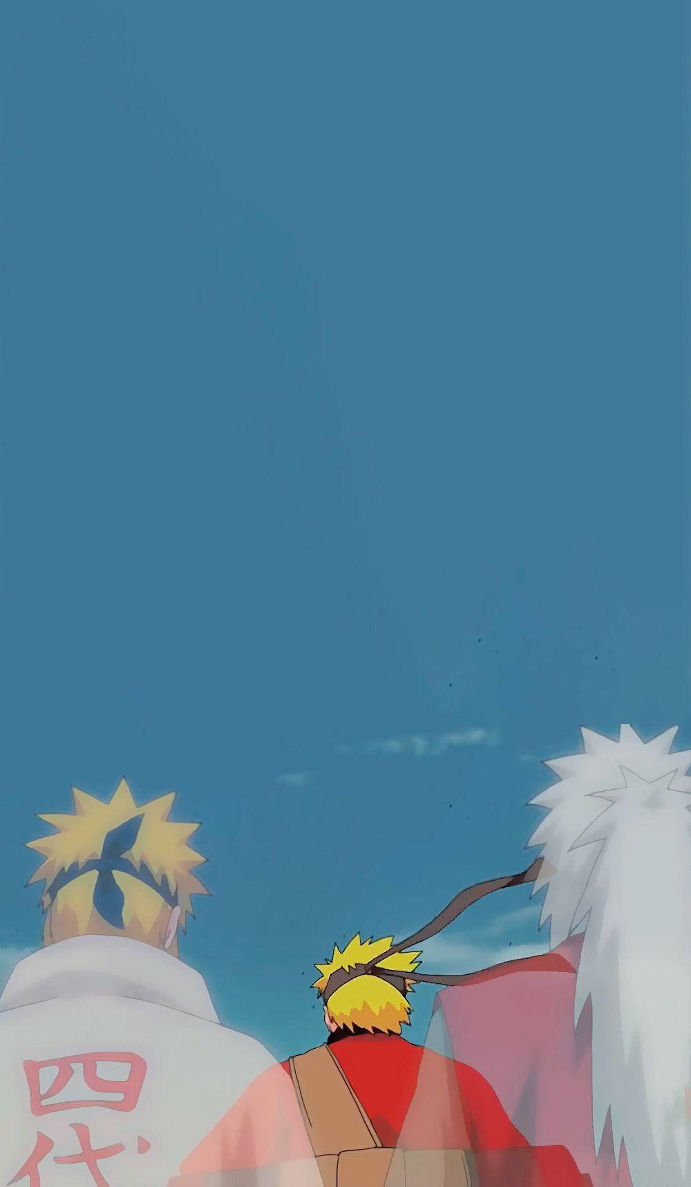 1000x1720 Download Minato Jiraiya Naruto Aesthetic Wallpaper, Phone