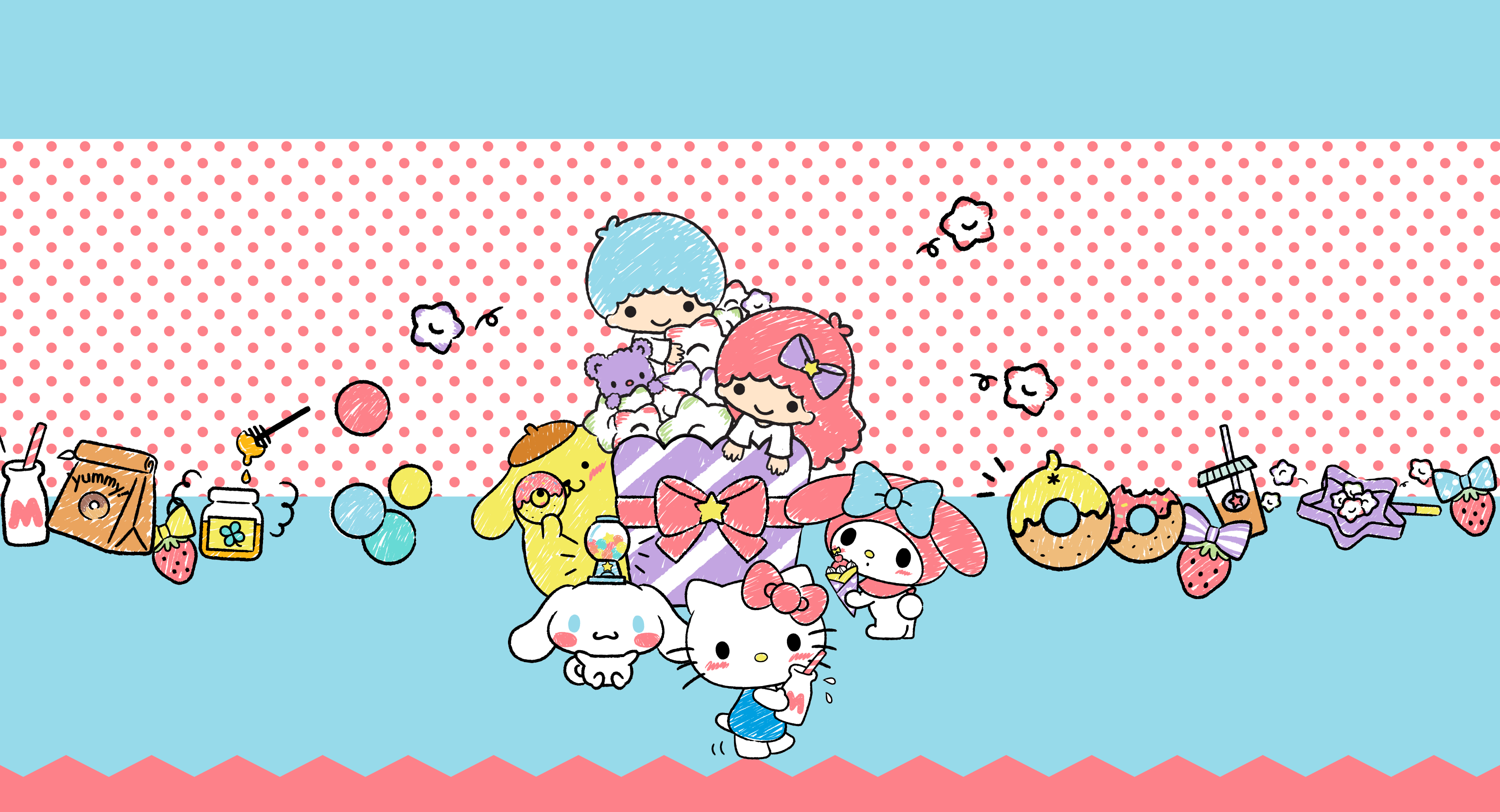 3000x1630 Hello Kitty and Friends October 2021 Theme Spoilers + Coupon!, Desktop